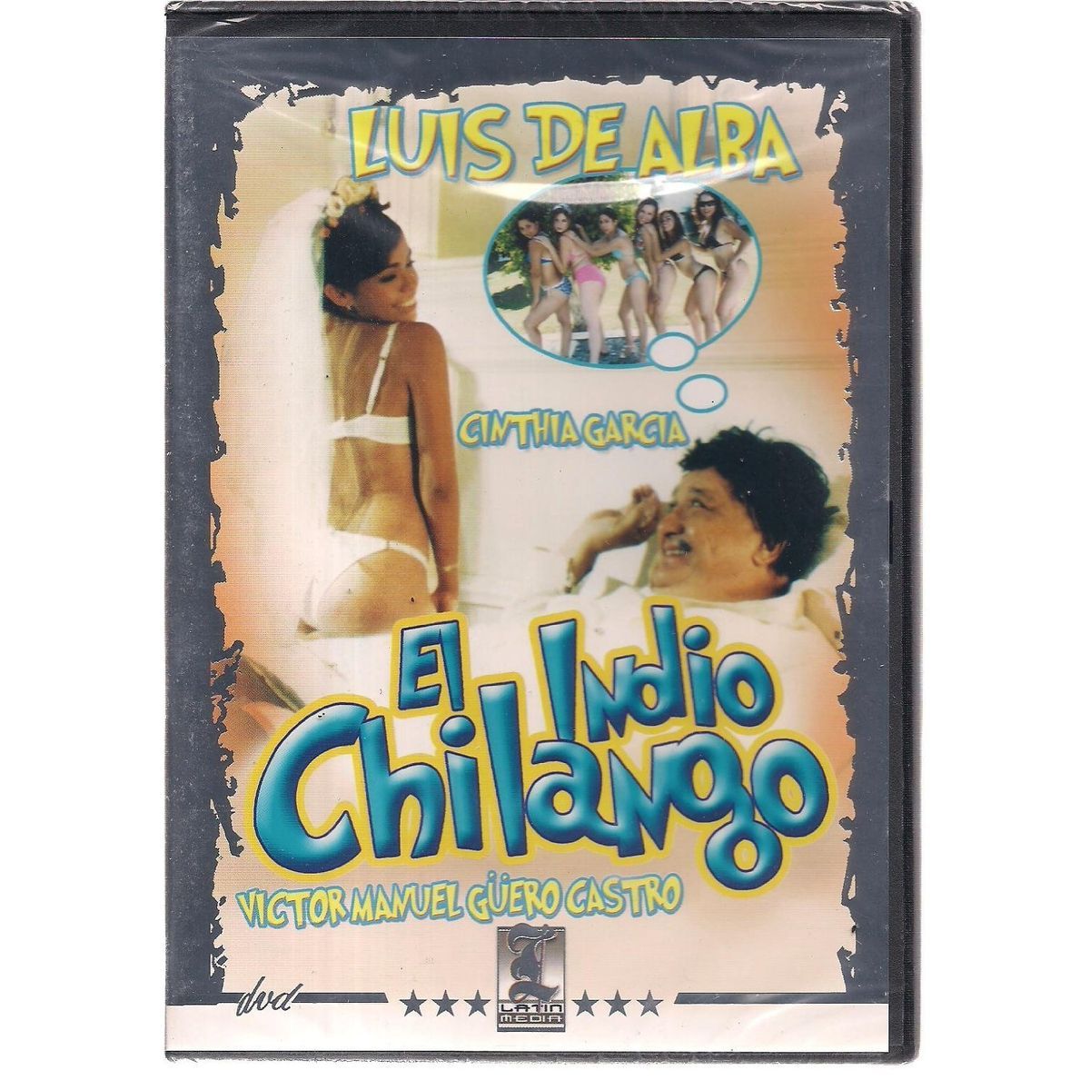 El Indio Chilango DVD New Luis de Alba Cinthia Garcia