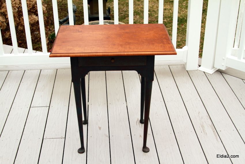 Eldred Wheeler Tavern Table Tiger Maple