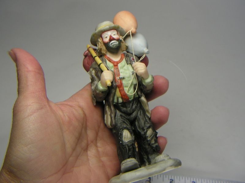 Emmett Kelly Jr Balloons for Sale Porcelain Figurine