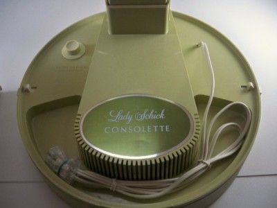 LADY SCHICK CONSOLETTE   VINTAGE ELECTRIC HAIR DRYER   MODEL 317