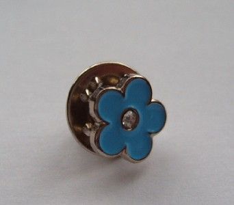 Masonic Forget Me not Enamel Tie Pin Lapel Pin