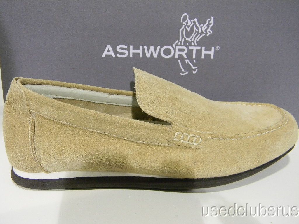 Ashworth Golf Encinitas Casual Shoes Sand White Chocolate Size 9 Brand