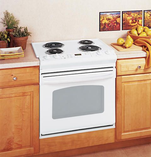 GE JDP39DNWW 30 Drop in Electric Range White