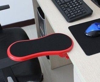 Red Restman Mini Ergonomic Office Computer Desk Extender Computer Arm