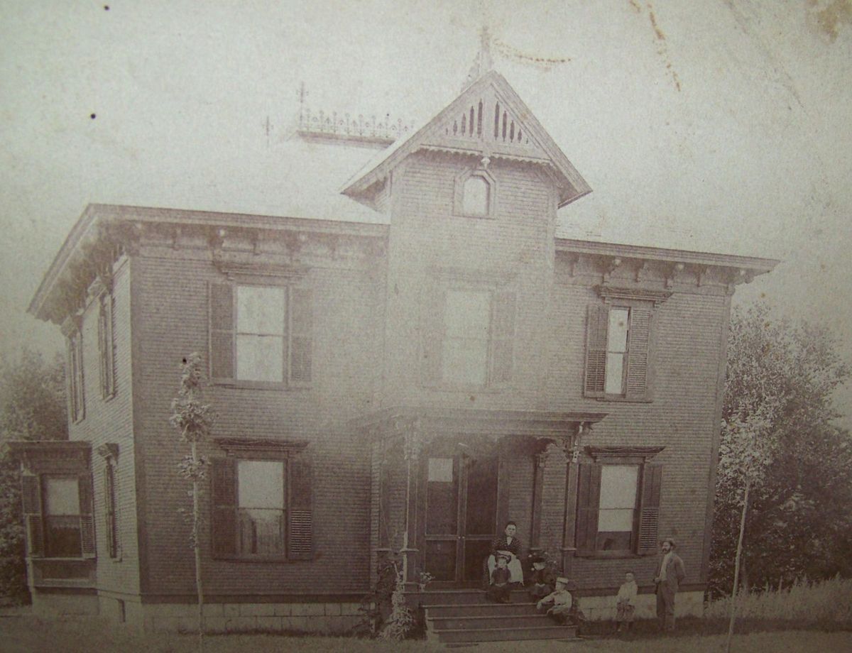  Victorian Italianate House Cabinet Photo Fair Haven VT Roberts