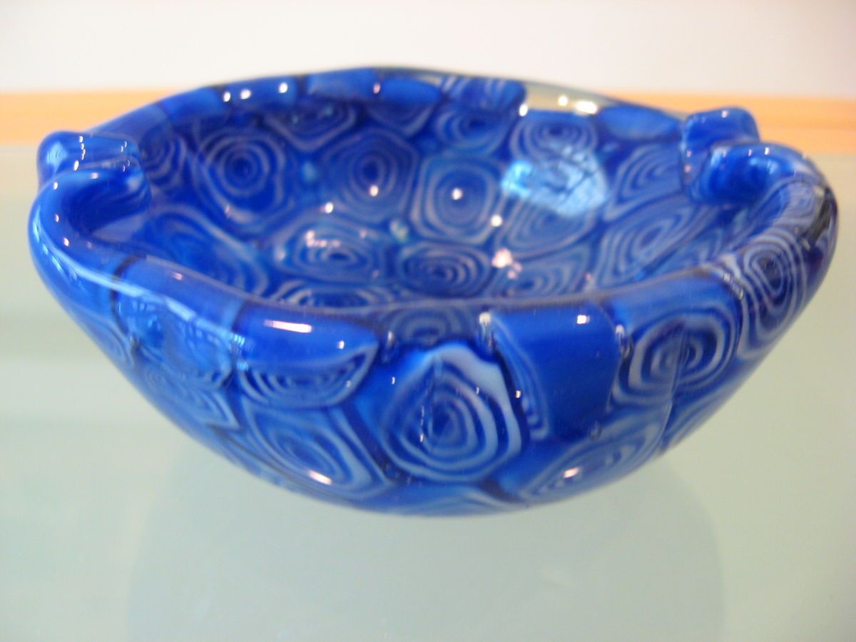 Ermanno Toso Spirali Murrina Murano Bowl/ Ashtray