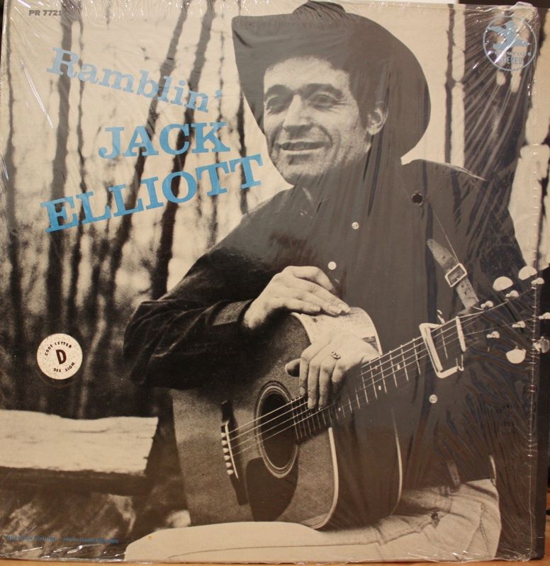 Ramblin’ Jack Elliott s T LP Prestige 7721 Stereo Van Gelder Shrink