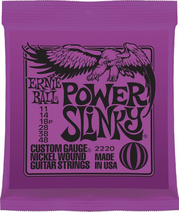 Ernie Ball 2220 Power Slinky Nickel Electric Guitar Strings