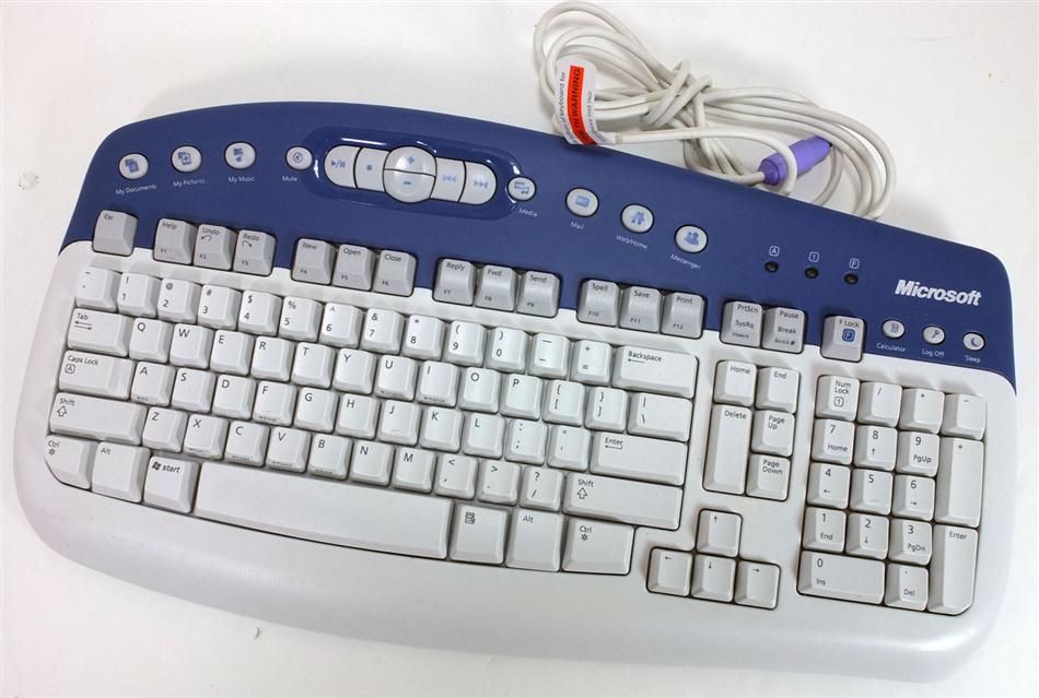 Microsoft Multimedia 1 0A KB 0168 X08 76066 Keyboard