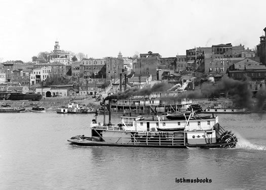 Steamboat Falls City Waterfront Vicksburg MS 1910