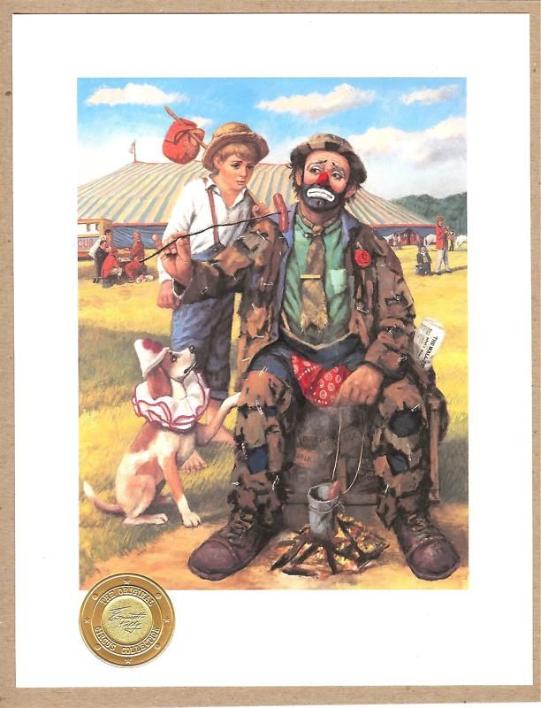 1990 Emmett Kelly SR Litho Barry Leighton Jones