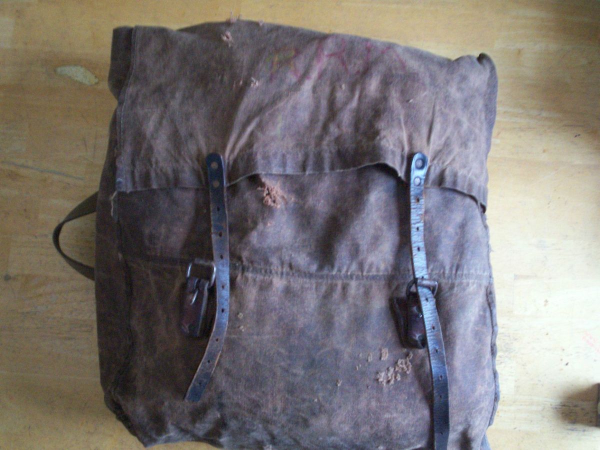 Vintage 1960s Duluth Pack Backpack Canvas