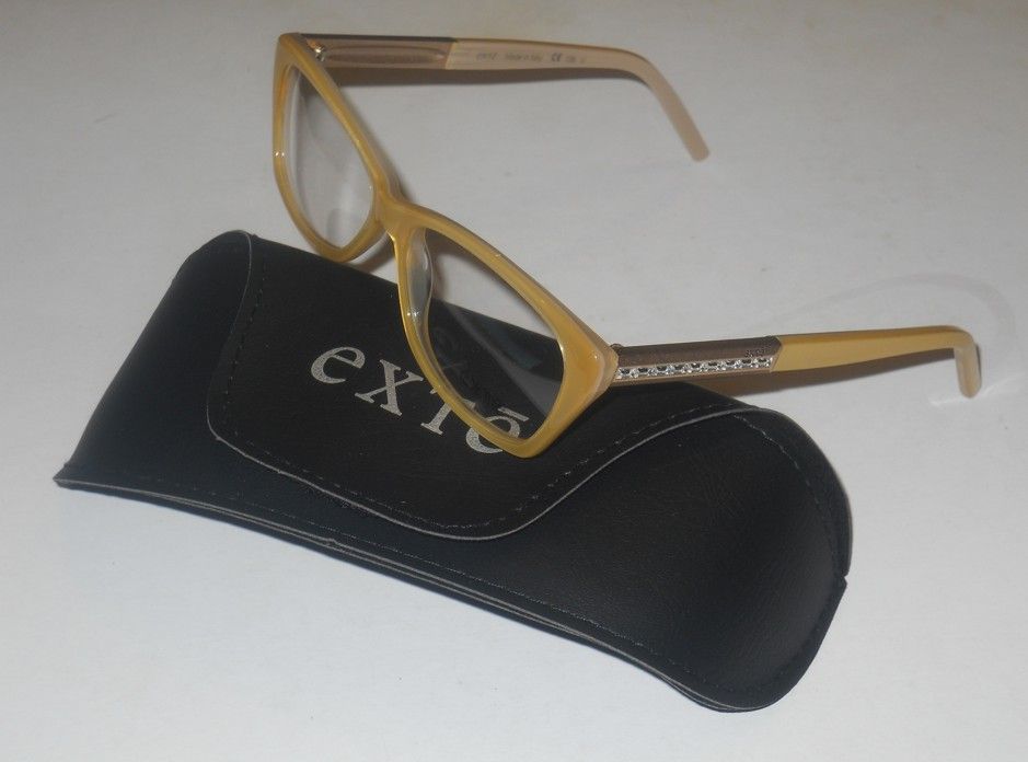 Exte Montatura per Occhiali Vintage Gold EX07202 Color Oro Con