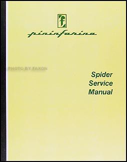 1984 1985 Fiat Pininfarina Azzurra Spider Shop Manual