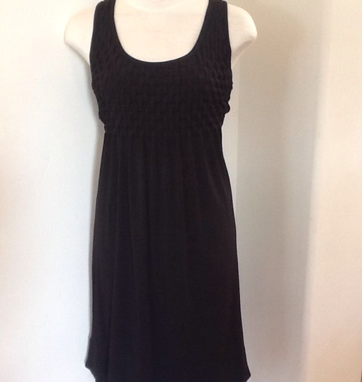 Sacks Fifth Avenue Little Black Super Stretch Slinky Dress Size 4