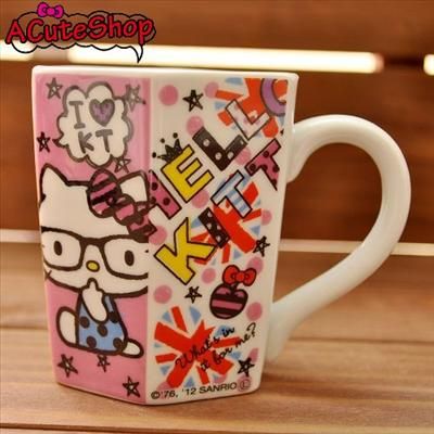 Take your first sip of coffee or tea with this adorable Hello Kitty