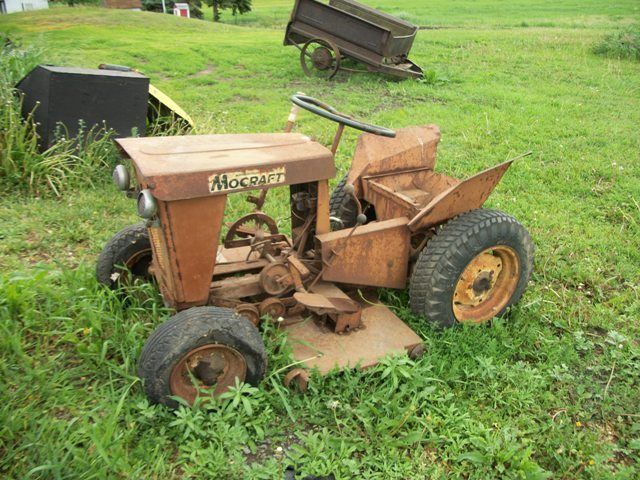  Minneapolis Moline MoCraft Lawn Mower Garden Tractor Old Vintage Farm