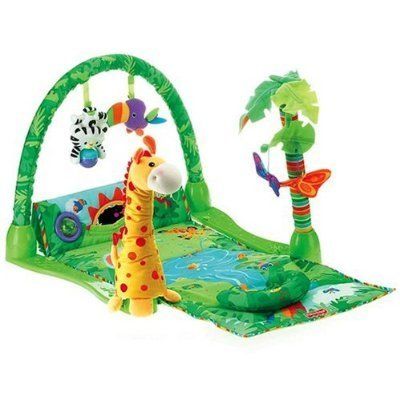 Fisher Price Baby Musical Activity Center Gym Play Mat   3 Grow w/ Me