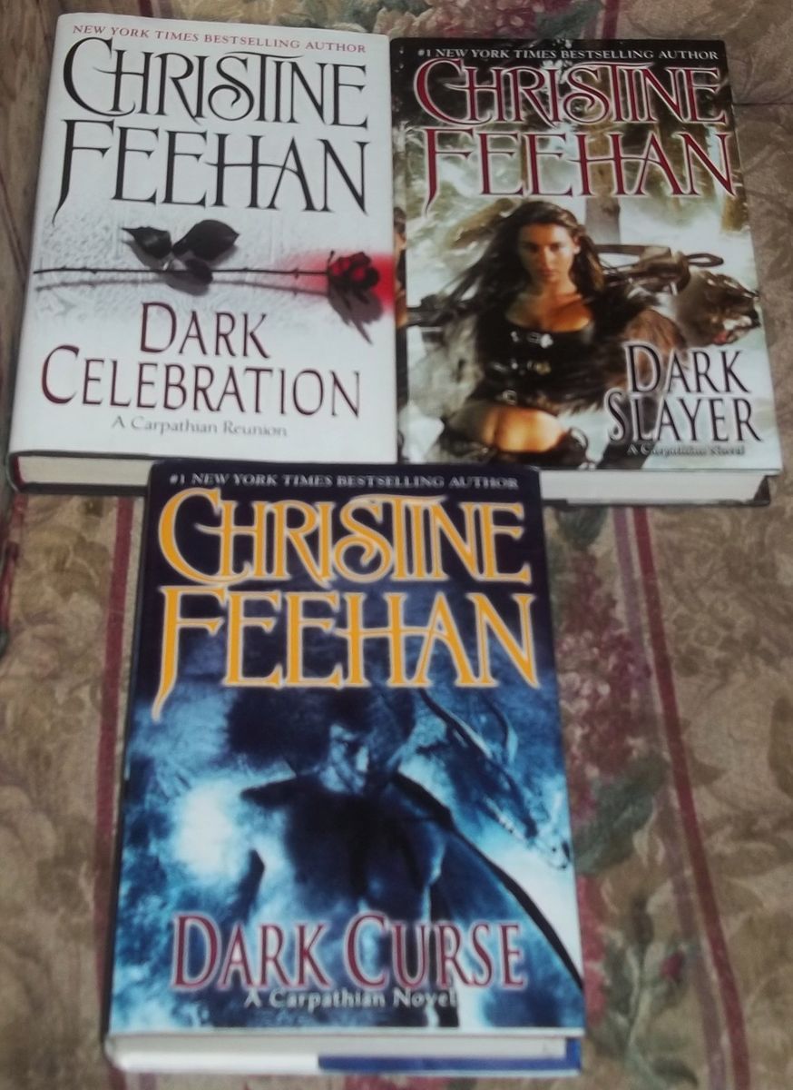 LOT OF 3 CHRISTINE FEEHAN BOOKS HC DJ 1st Edition 1st Printing Very
