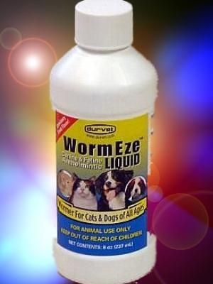 wormeze durvet cat kitten dog puppy liquid wormer click my