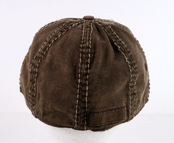 KURTZ baseball Cap hat ALBERT tan a flex one size FITS ALL brown