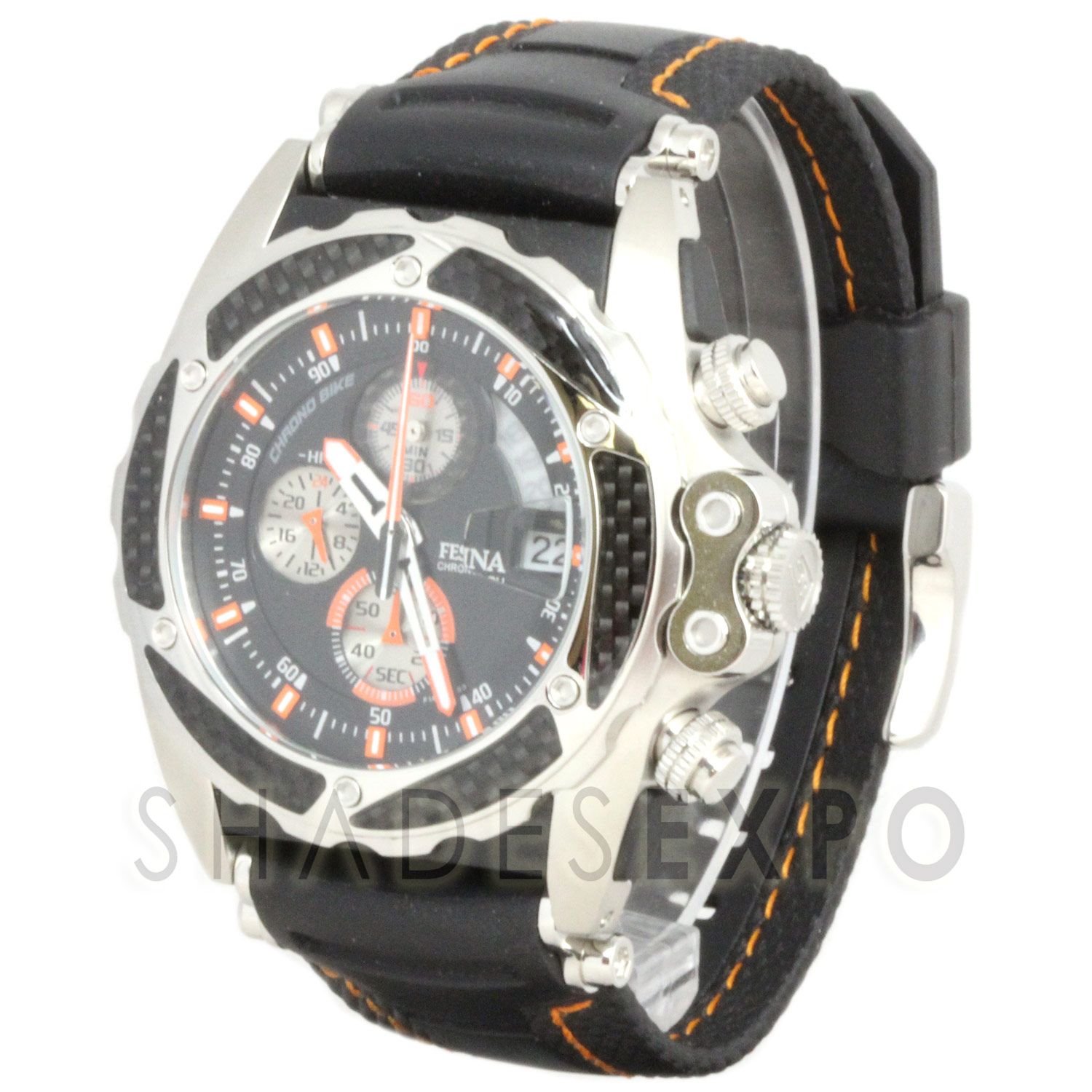 New Festina Watches F16272 3 Black Chrono