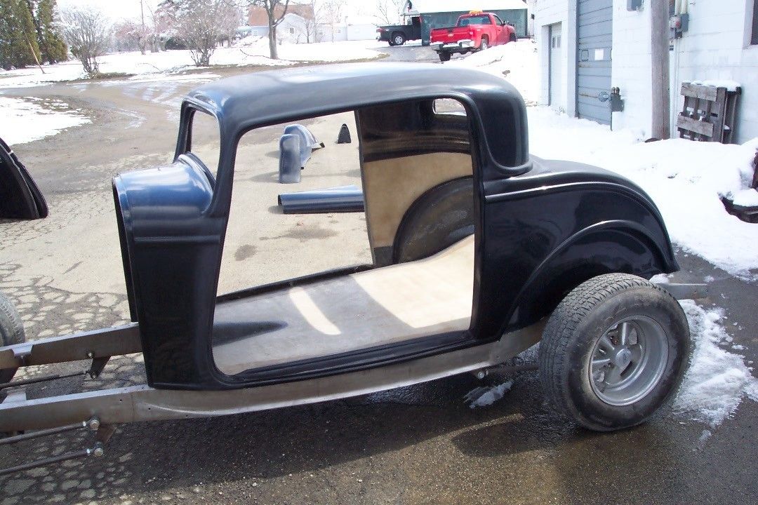 1932 Ford 3 Window Coupe Fiberglass Body 32 Hot Rod Street Rod Rat Rod