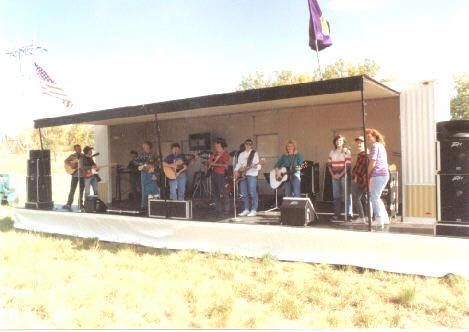 Great Portable Stage Trailer Equipped and Ready to Travel