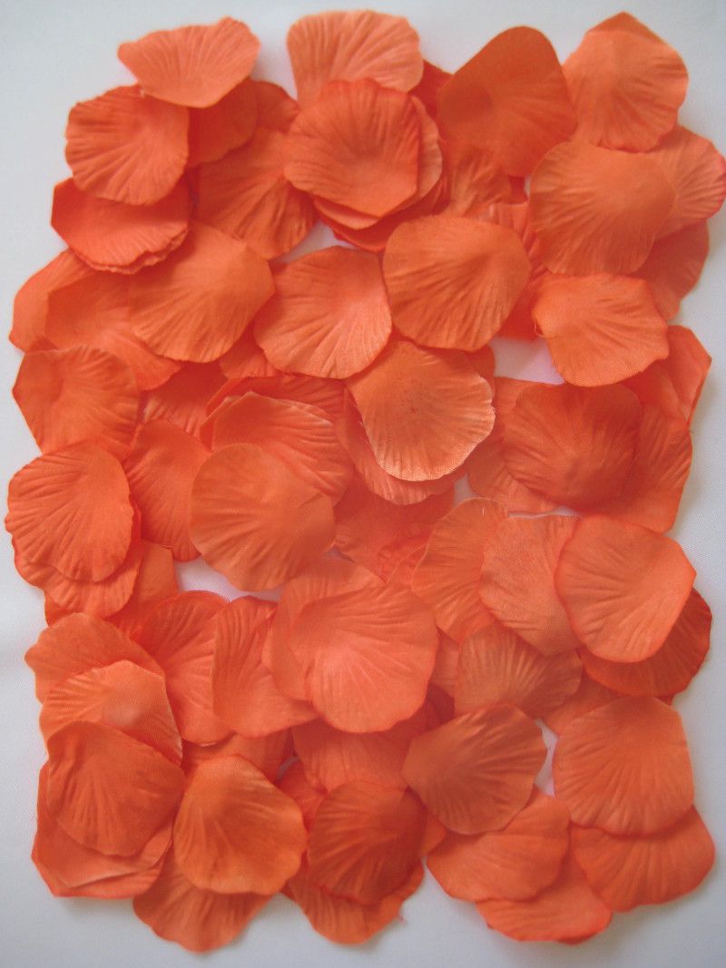 1000 Palm Beach Coral Silk Rose Petals Wedding