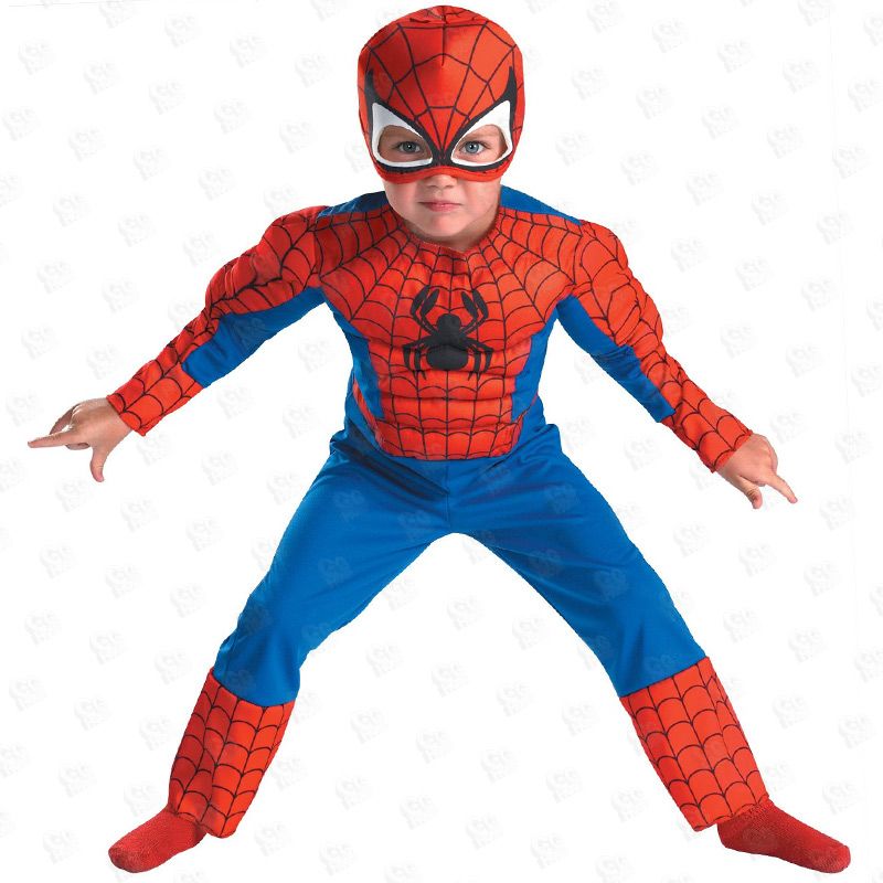  Super Hero Muscle Toddler Boy Halloween Costume Age 3T 4T