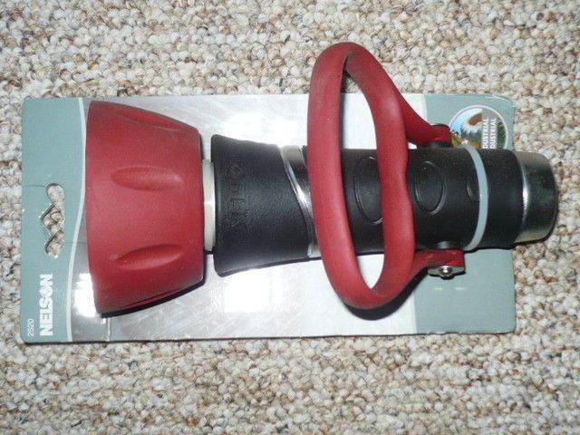 Nelson Fireman Hose Nozzle Garden Hose Spray Nozzle New