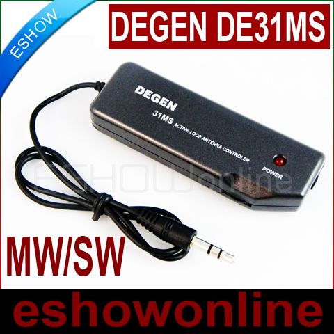 Degen DE31MS FM Radio Am Radio Indoor Active Soft Loop Antenna for MW