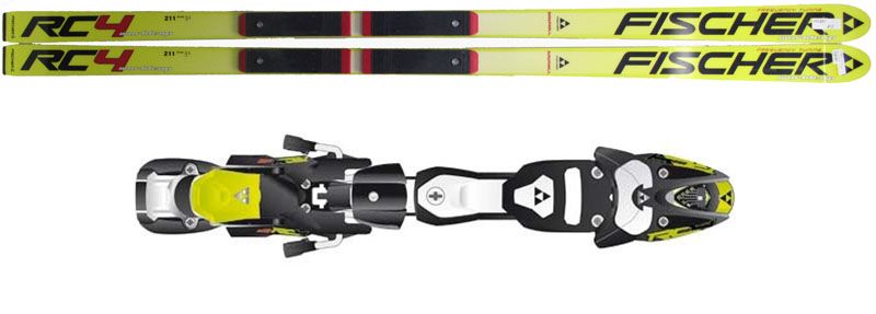 fischer rc4 wc dh wcp 211 skis w fischer rc4 z 18 freeflex bindings