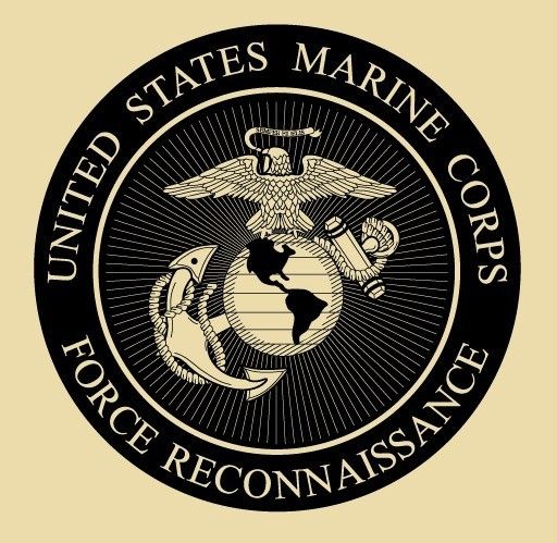 USMC Marines Force Recon T Shirt Tan M XXXL