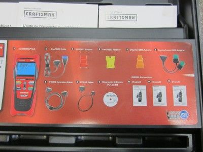 Craftsman Scan Tool CAN0BD2 1 Kit Engine Analyzer 20899 Barely Used NR