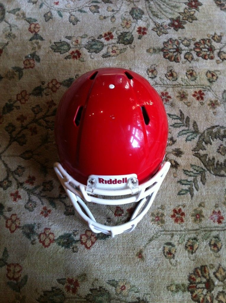 Riddell Revolution Speed Youth Football Helmet Red