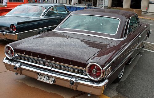 Tail Lights (set) for 1963 Ford Galaxie w/ Reverse Lens