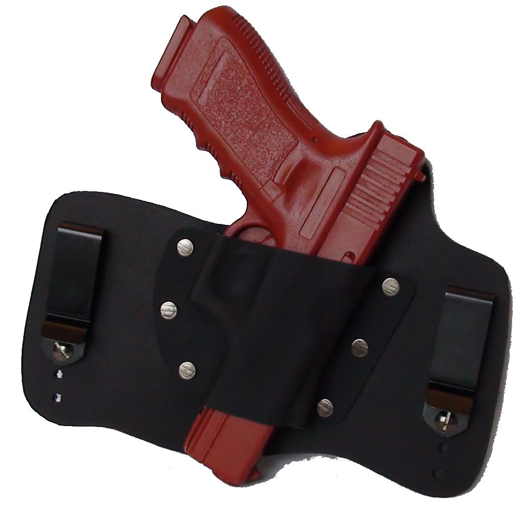 Foxx Leather Kydex IWB Holster Glock 17 22 31 Hybrid Holster RH Black