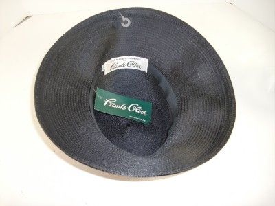 Frank Olive 9075383 Black Paper Straw Church Kentucky Derby Womens Hat