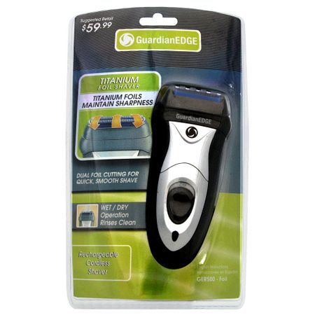 Guardianedge Rechargeable Cordless Titanium Foil Shaver