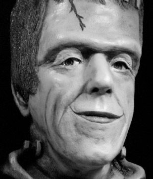 Herman Munster Fred Gwynne Munsters Life Mask Sculpture