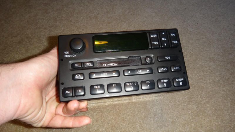 Ford OEM Radio Tape player FM AM CD controls head unit F150 F250 F350