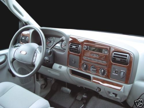 FORD F250 F 250 F350 F 350 XL XLT INTERIOR WOOD DASH TRIM KIT SET 2005