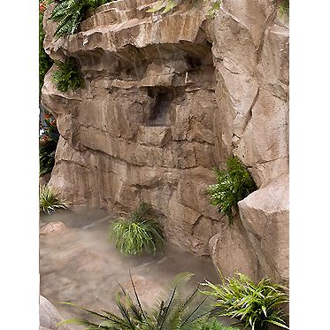 Oasis Tahiti Falls Wall Water Fountain Iron Rock