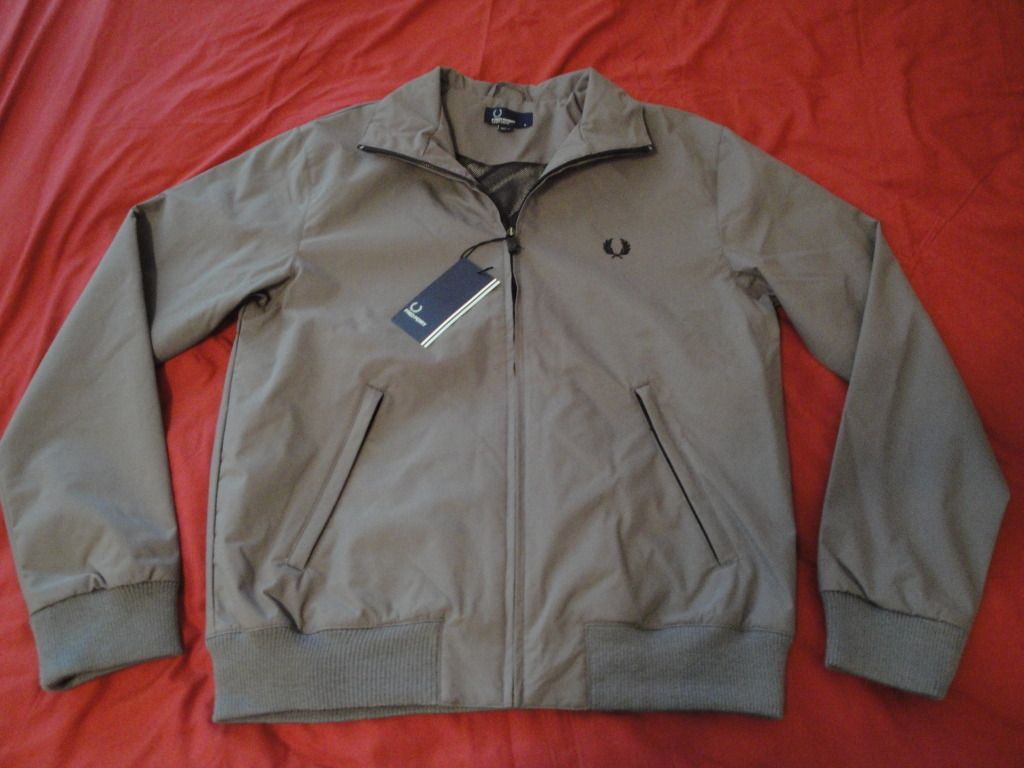 Fred Perry Nylon Windbreaker Rain Jacket s Mens New