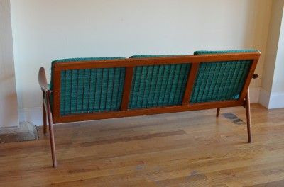 Fredrik Kayser Vatne Mobler Danish Mid Century Modern Teak Sofa Selig