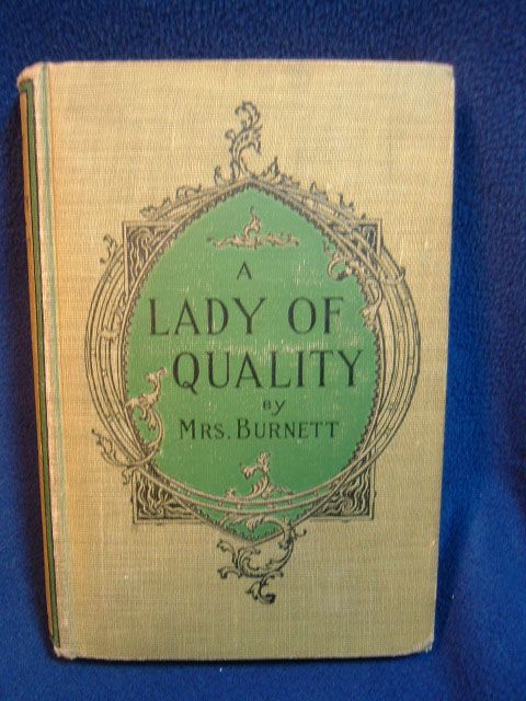 lady of quality frances hodgson burnett new york charles scribner s