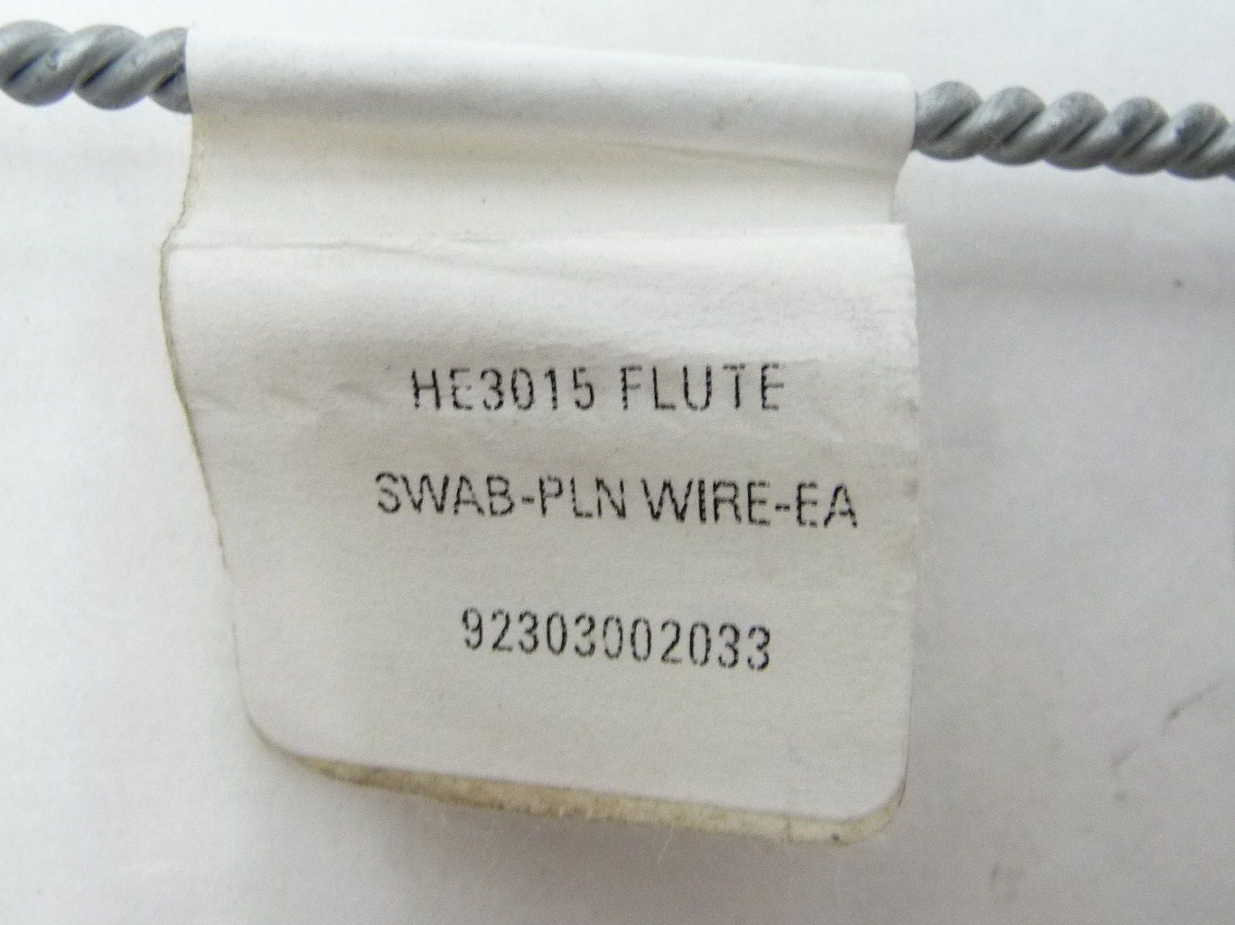  Plain Wire Cotton Instrument Woodwind Flute Swab PLN Wire Ea