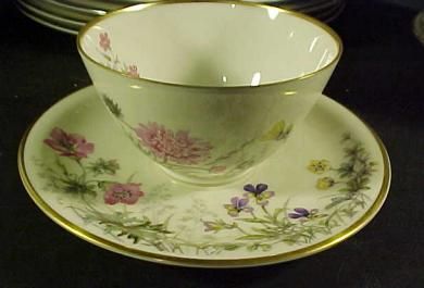 franconia krautheim cup saucer scene m this is a lovely franconia