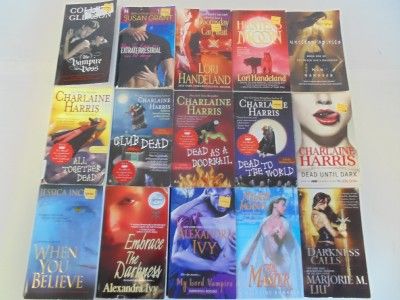  Paranormal Romance Vampire Books ~ Jacquelyn Frank ~ Charlaine Harris